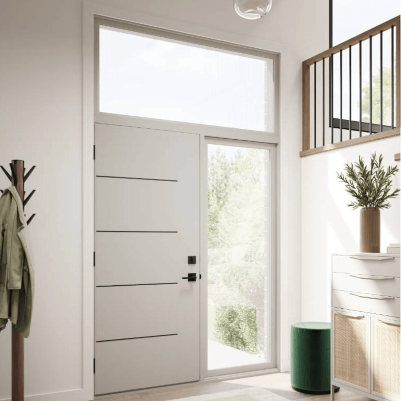 Entrance with Uno door and Uno 1 accent in black